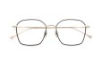 PETER AND MAY ピーターアンドメイ 伊達メガネ通販 TT6 MONDAY col.BLACK&GOLD