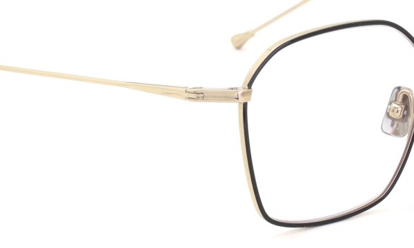 PETER AND MAY ピーターアンドメイ 伊達メガネ通販 TT6 MONDAY col.BLACK&GOLD
