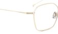 PETER AND MAY 伊達メガネ通販 TT6 MONDAY col.GOLD ヒンジ表側ディテール