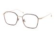 PETER AND MAY ピーターアンドメイ 伊達メガネ通販 TT6 MONDAY col.TORTOISE&GOLD 斜め正面
