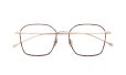 PETER AND MAY ピーターアンドメイ 伊達メガネ通販 TT6 MONDAY col.TORTOISE&GOLD 折りたたみ正面