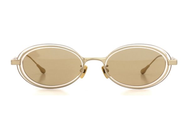 PROJEKT PRODUKT プロジェクト プロダクト サングラス NDCC1 C07G Light Yellow / Gold 正面
