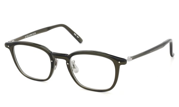 YELLOWS PLUS メガネ通販 BRUNO C529 harrods green/Light gray 斜め正面