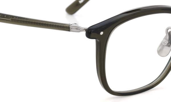 YELLOWS PLUS メガネ通販 BRUNO C529 harrods green/Light gray ヒンジ表側のディテール