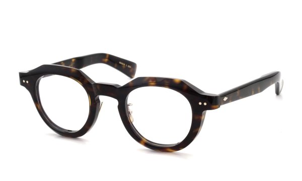 YELLOWS PLUS メガネ通販 DERICK C224 dark turtle 斜め正面