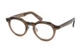 YELLOWS PLUS 跳ね上げ単式メガネ JAKE C534 burnt umber/silver