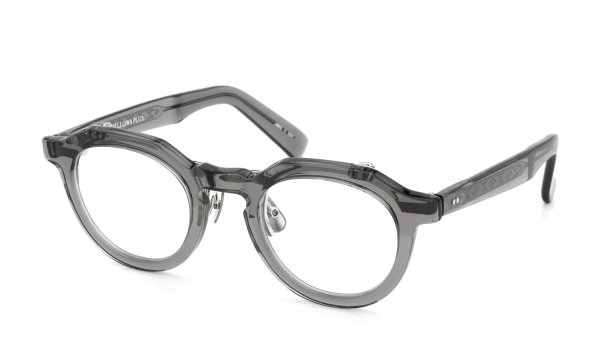 YELLOWS PLUS 跳ね上げ単式メガネ JAKE C554 moon stone/silver