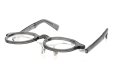 YELLOWS PLUS 跳ね上げ単式メガネ JAKE C554 moon stone/silver