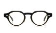 YUICHI TOYAMA. メガネ U-129RS DFW COL.07 Black/Gold 正面