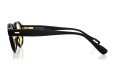 YUICHI TOYAMA. メガネ U-129RS DFW COL.07 Black/Gold 側面
