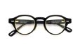 YUICHI TOYAMA. メガネ U-129RS DFW COL.07 Black/Gold 折りたたみ正面