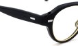 YUICHI TOYAMA. メガネ U-129RS DFW COL.07 Black/Gold ヒンジ表側ディテール