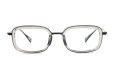 YUICHI TOYAMA メガネ通販 U-182 V.Lou col.03 Susu /Clear gray 正面