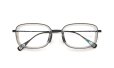 YUICHI TOYAMA メガネ通販 U-182 V.Lou col.03 Susu /Clear gray 折りたたみ正面