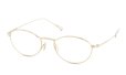 YUICHI TOYAMA メガネ通販 U-183 Ivy col.01 White gold 斜め正面