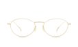 YUICHI TOYAMA メガネ通販 U-183 Ivy col.01 White gold 正面