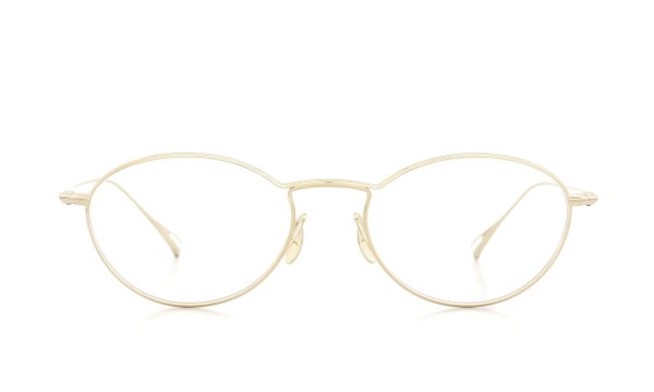 YUICHI TOYAMA メガネ通販 U-183 Ivy col.01 White gold 正面