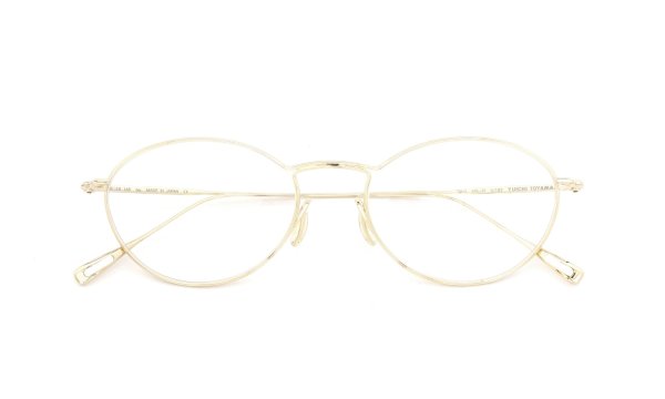 YUICHI TOYAMA メガネ通販 U-183 Ivy col.01 White gold 折りたたみ正面