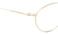 YUICHI TOYAMA メガネ通販 U-183 Ivy col.01 White gold ヒンジ表側ディテール