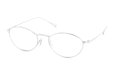 YUICHI TOYAMA メガネ通販 U-183 Ivy col.02 Silver 斜め正面
