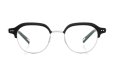YUICHI TOYAMA メガネ通販 U-184 DUD col.02 Black /Silver 正面