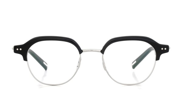 YUICHI TOYAMA メガネ通販 U-184 DUD col.02 Black /Silver 正面