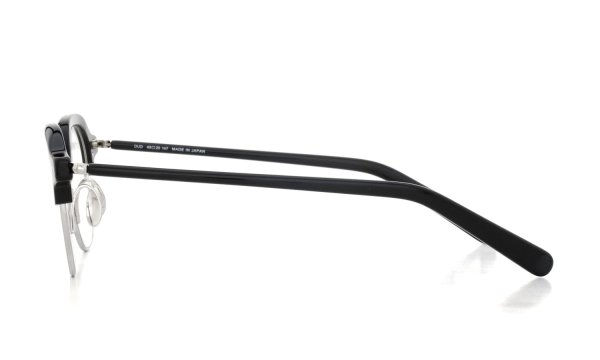 YUICHI TOYAMA メガネ通販 U-184 DUD col.02 Black /Silver 側面