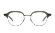 YUICHI TOYAMA メガネ通販 U-184 DUD col.04 Olive drab /Metal gray 正面