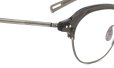 YUICHI TOYAMA メガネ通販 U-184 DUD col.04 Olive drab /Metal gray ヒンジ表側ディテール