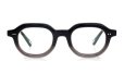 YUICHI TOYAMA メガネ通販 U-185 BRS col.03 Fade gray /Silver 正面