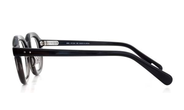YUICHI TOYAMA メガネ通販 U-185 BRS col.03 Fade gray /Silver 側面