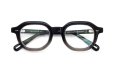 YUICHI TOYAMA メガネ通販 U-185 BRS col.03 Fade gray /Silver 折りたたみ正面