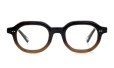 YUICHI TOYAMA メガネ通販 U-185 BRS col.04 Fade Brown /Gold 正面