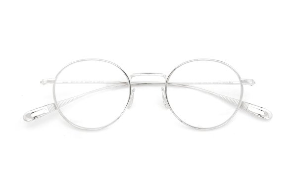 YUICHI TOYAMA メガネ通販 U-186 Lemer col.02 Silver 折りたたみ正面