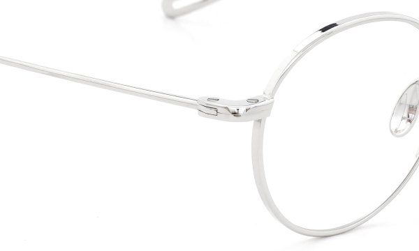 YUICHI TOYAMA メガネ通販 U-186 Lemer col.02 Silver ヒンジのディテール