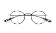 YUICHI TOYAMA メガネ通販 U-186 Lemer col.04 Matt black / White gold 折りたたみ正面