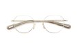 YUICHI TOYAMA メガネ通販 U-178 Harry col.01 White gold / Taupe