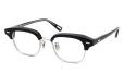 YUICHITOYAMA:5 メガネ通販 FORT GREENE Col.01 Black / Silver