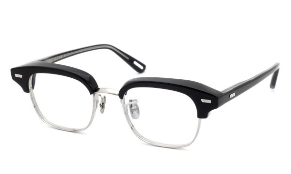 YUICHITOYAMA:5 メガネ通販 FORT GREENE Col.01 Black / Silver