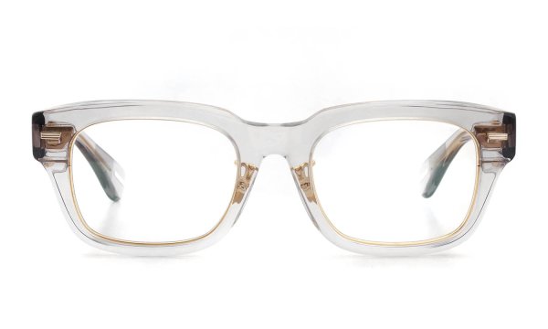 YUICHITOYAMA:5 メガネ通販 WILLIAMSBURG Col.04 Clear Gray / Gold