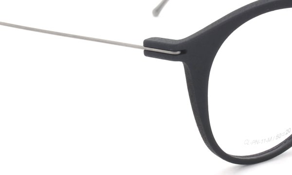 Annu メガネ通販 Panto 11 M BLK-Float/Raw 50size