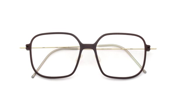 Annu メガネ通販 Square 17 M DBR-Float/Gold