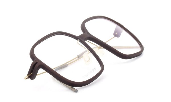 Annu メガネ通販 Square 17 M DBR-Float/Gold