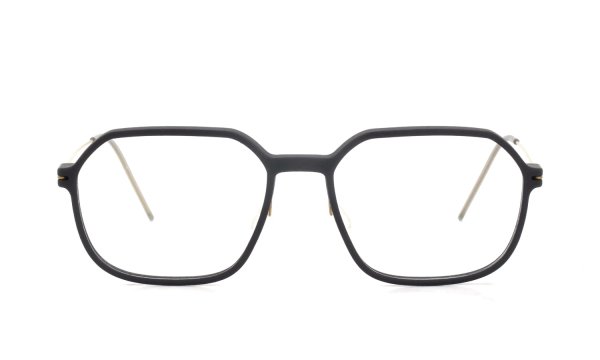 Annu メガネ通販 Square 26 M BLK-Float/Gold