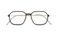 Annu メガネ通販 Square 26 M BLK-Float/Gold