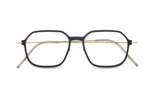 Annu メガネ通販 Square 26 M BLK-Float/Gold