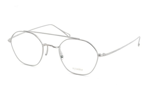 ayame メガネ HEX-AV III col.TI 斜め正面