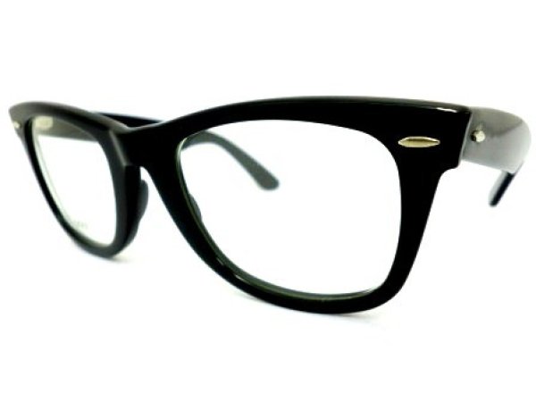 画像1: B&L　RAY-BAN　メガネフレーム　WAYFARER　　Black　