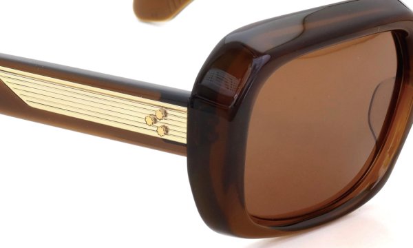 JACQUESMARIEMAGE サングラス通販 ALDO col.Cafe /Hazel JMMLD-B22 ヒンジ表側ディテール