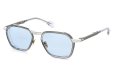 JACQUESMARIEMAGE サングラス BECKETT col.Antique Silver /Serene Blue 斜め正面